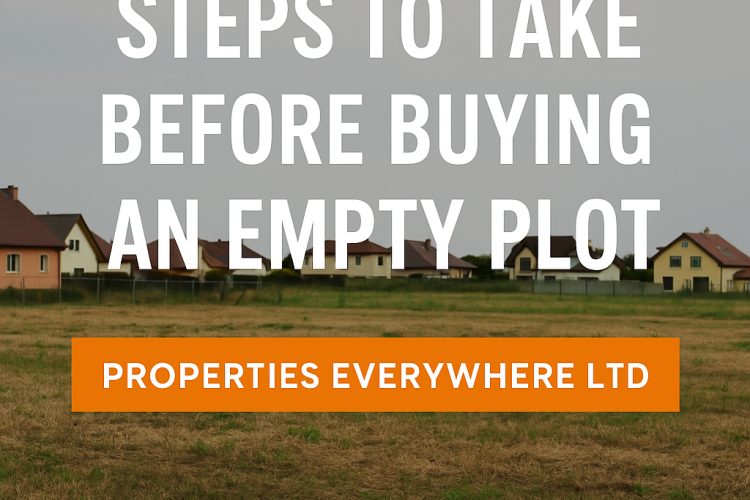 Steps to Take Before Buying an Empty Plot