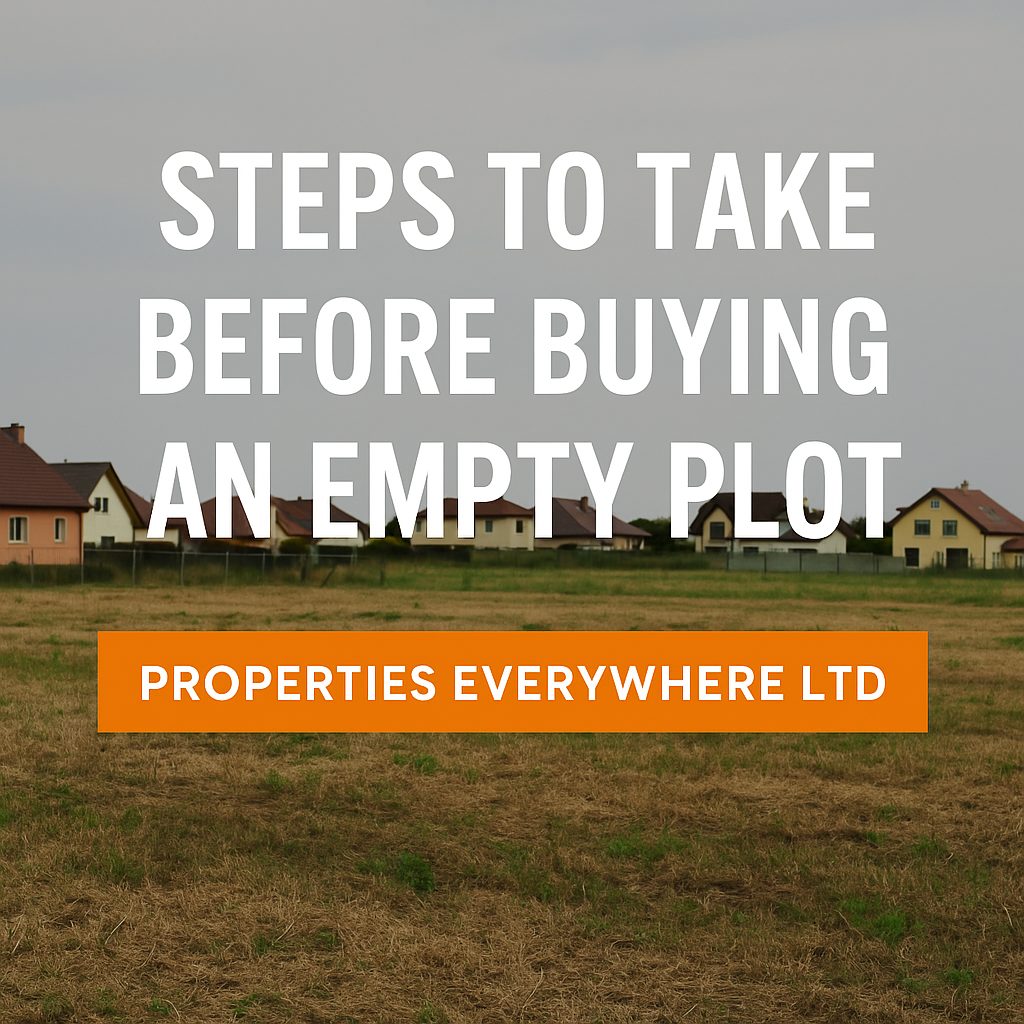 Steps to Take Before Buying an Empty Plot